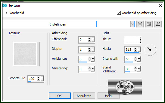 Effecten - Textuureffecten - Textuur