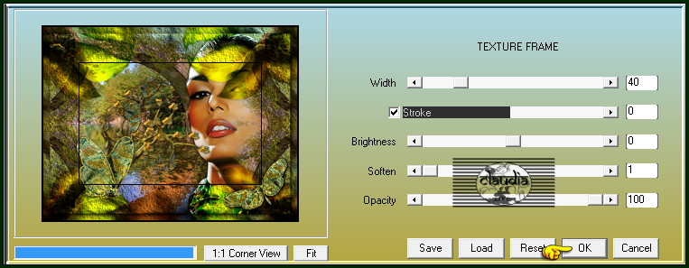 Effecten - Insteekfilters - AAA Frames - Texture Frame