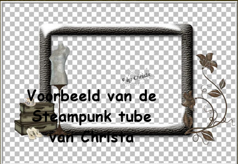 Voorbeeld van tube Steampunk tube van Christa