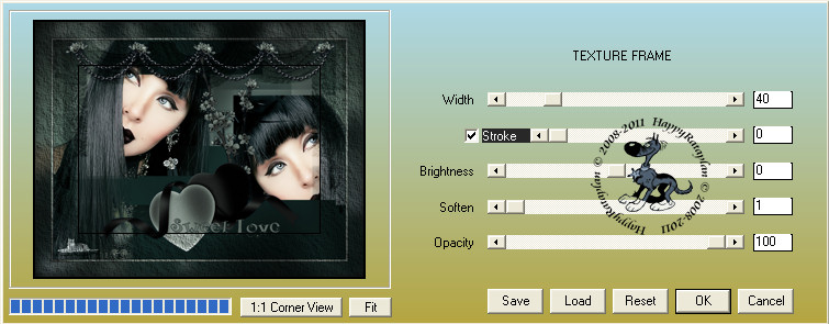 Effecten - Insteekfilters - AAA Frames - Texture Frame