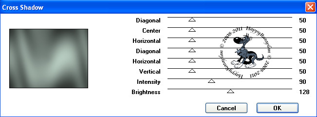 Effecten - Insteekfilters - Graphics Plus - Cross Shadow