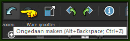 Klik 2 x op het "Ongedaan maken" pijltje