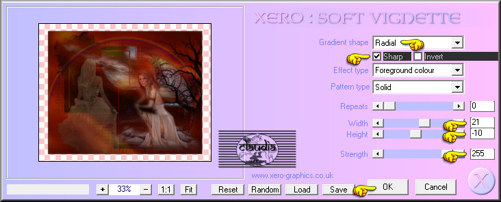 Effecten - Insteekfilters - Xero - Soft Vignette