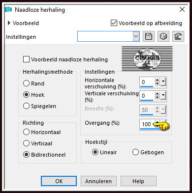 Effecten - Afbeeldingseffecten - Naadloze herhaling