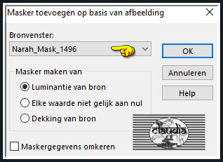 Lagen - Nieuwe maskerlaag - Uit afbeelding