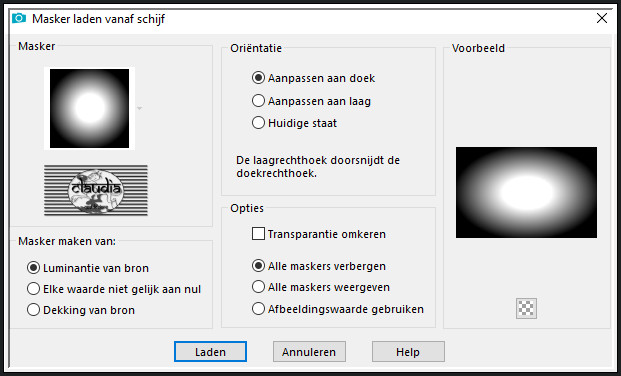 Lagen - Masker laden/opslaan - Masker laden vanaf schijf