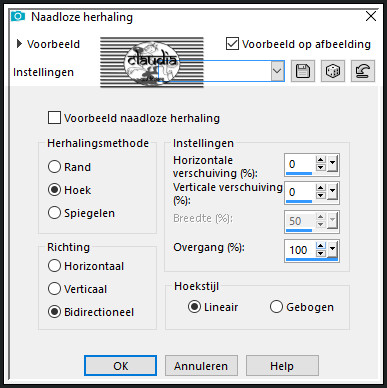 Effecten - Afbeeldingseffecten - Naadloze herhaling 