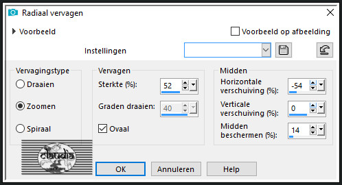 Aanpassen - Vervagen - Radiaal vervagen 