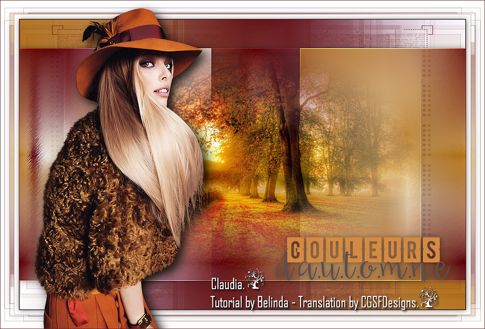 Les : Couleurs d'automne van Belinda