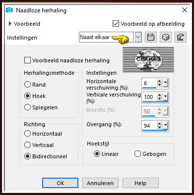 Effecten - Afbeeldingseffecten - Naadloze herhaling 