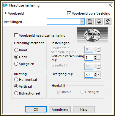 Effecten - Afbeeldingseffecten - Naadloze herhaling