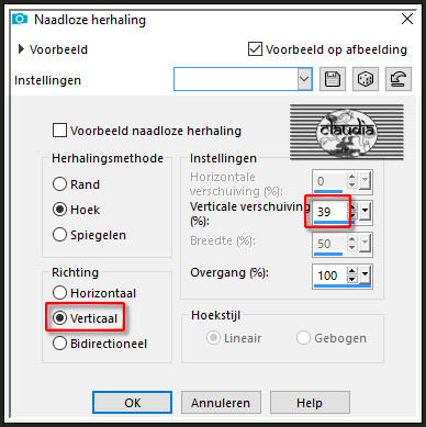 Effecten - Afbeeldingseffecten - Naadloze herhaling