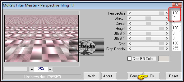 Effecten - Insteekfilters - MuRa's Meister - Perspective Tiling