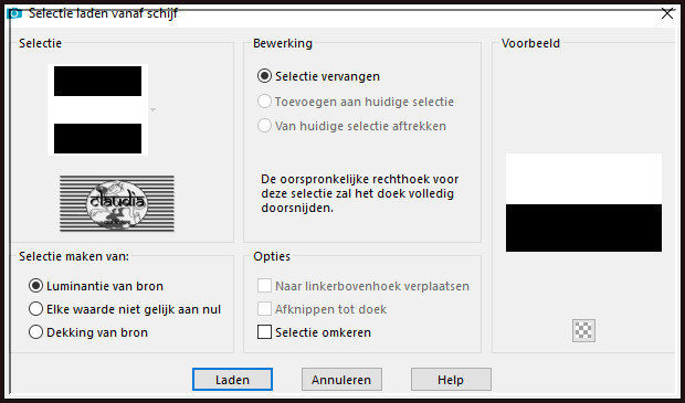 Selecties - Selectie laden/opslaan - Selectie laden vanaf schijf : selection-joy-2