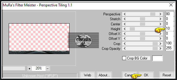 Effecten - Insteekfilters - MuRa's Meister - Perspective Tiling