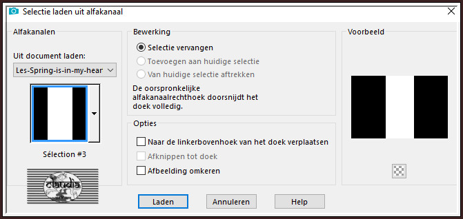 Selecties - Selectie laden/opslaan - Selectie laden uit alfakanaal : Selection #3