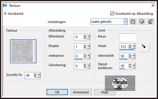 Effecten - Textuureffecten - Textuur 