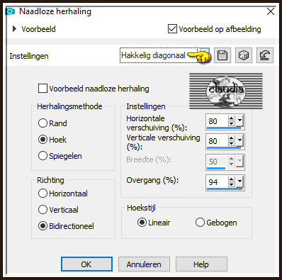 Effecten - Afbeeldingseffecten - Naadloze herhaling