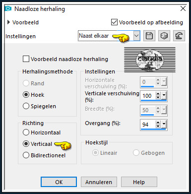 Effecten - Afbeeldingseffecten - Naadloze herhaling
