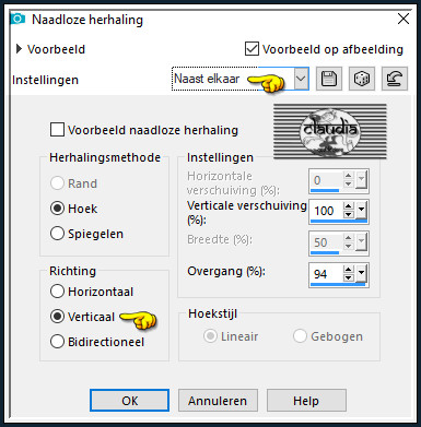 Effecten - Afbeeldingseffecten - Naadloze herhaling 