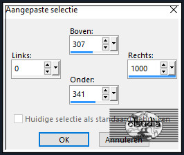 Voer deze getallen in