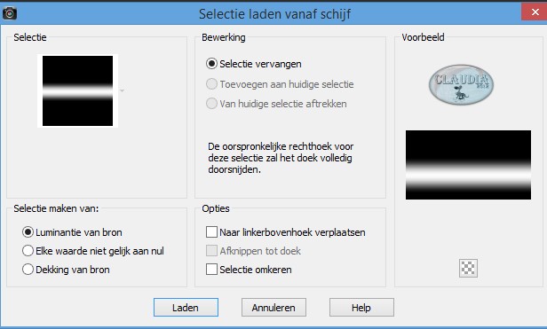 Selectie laden vanaf schijf : LA_S91 1