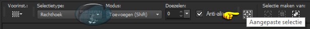 Selectiegereedschap - angepaste selectie