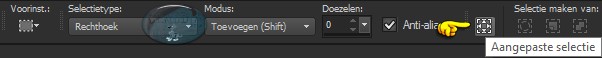 Selectiegereedschap (S) - Aangepaste Selectie