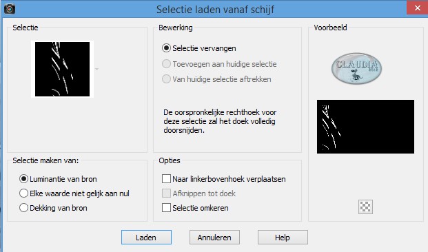 Selectie laden vanaf schijf : LA_S92 2 