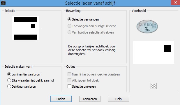 Selectie laden vanaf schijf : LA_S92 3