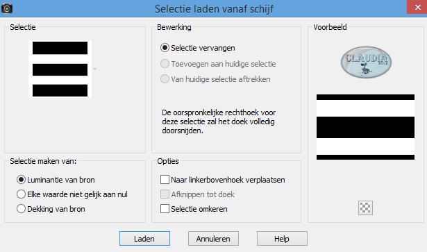 Selectie laden vanaf schijf : LA_S93 SS1