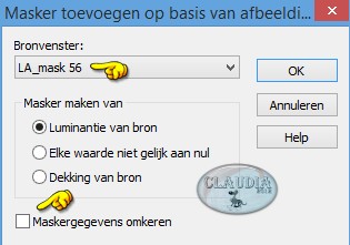 Masker toevoegen op basis van afbeelding : LA_mask 56