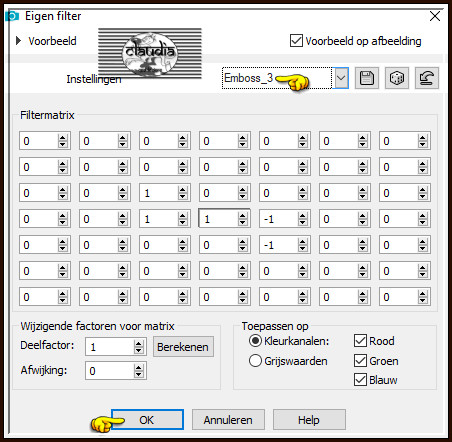 Effecten - Eigen filter - Emboss_3