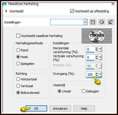 Effecten - Afbeeldingseffecten - Naadloze herhaling