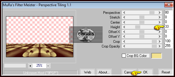 Effecten - Insteekfilters - MuRa's Meister - Perspective Tiling