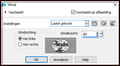 Effecten - Vervormingseffecten - Wind