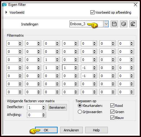 Effecten - Eigen filter - Emboss_3