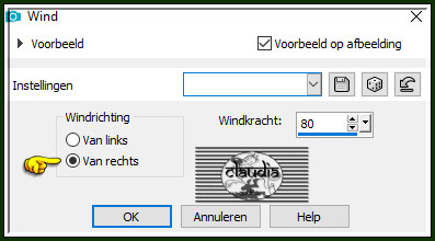 Effecten - Vervormingseffecten - Wind :