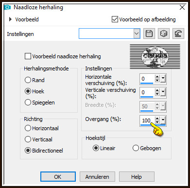 Effecten - Afbeeldingseffecten - Naadloze herhaling :