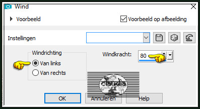 Effecten - Vervormingseffecten - Wind