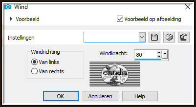 Effecten - Vervormingseffecten - Wind :