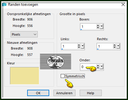 Afbeelding - Randen toevoegen