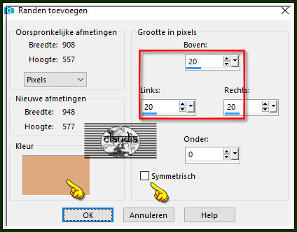 Afbeelding - Randen toevoegen