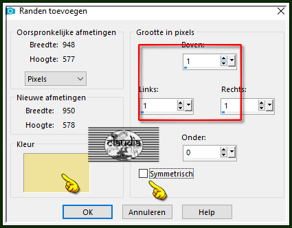 Afbeelding - Randen toevoegen 