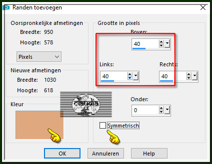 Afbeelding - Randen toevoegen