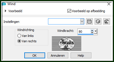 Effecten - Vervormingseffecten - Wind