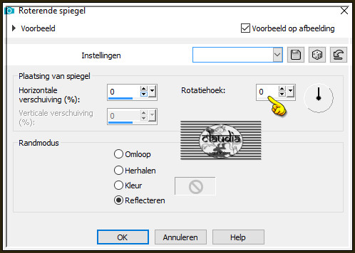 Effecten - Reflectie-effecten - Roterende spiegel : 