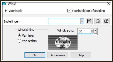 Effecten - Vervormingseffecten - Wind :