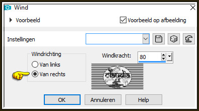 Effecten - Vervormingseffecten - Wind :