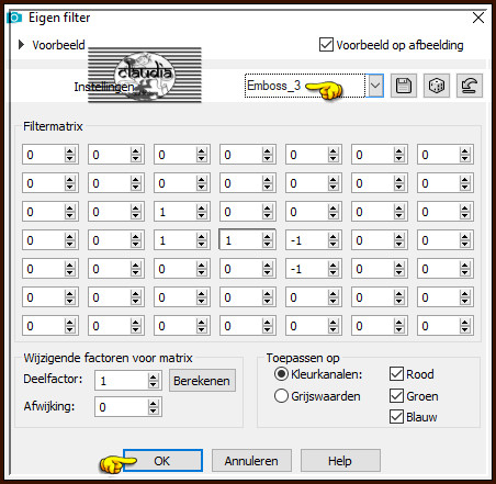 Effecten - Eigen filter - Emboss_3